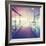 Hallway in Building with Glass-melking-Framed Photographic Print