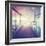 Hallway in Building with Glass-melking-Framed Photographic Print