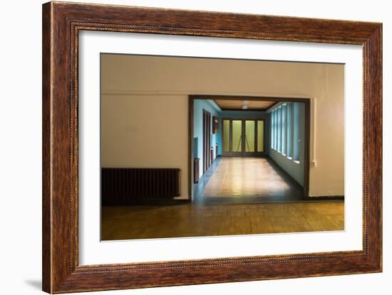 Hallway in Office Building-Nathan Wright-Framed Photographic Print