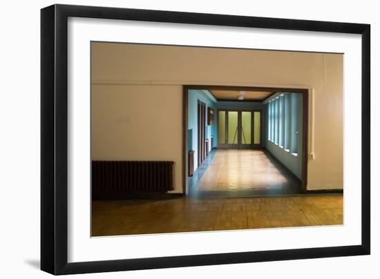 Hallway in Office Building-Nathan Wright-Framed Photographic Print