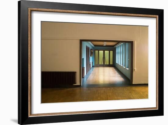 Hallway in Office Building-Nathan Wright-Framed Photographic Print