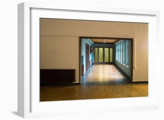 Hallway in Office Building-Nathan Wright-Framed Photographic Print