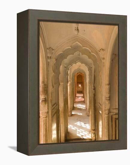 Hallway of The Palace of the Winds, India-Walter Bibikow-Framed Premier Image Canvas