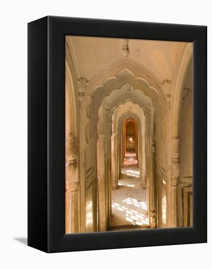 Hallway of The Palace of the Winds, India-Walter Bibikow-Framed Premier Image Canvas