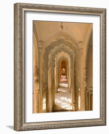 Hallway of The Palace of the Winds, India-Walter Bibikow-Framed Photographic Print