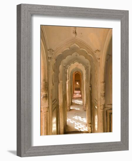 Hallway of The Palace of the Winds, India-Walter Bibikow-Framed Photographic Print