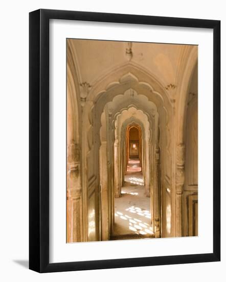 Hallway of The Palace of the Winds, India-Walter Bibikow-Framed Photographic Print