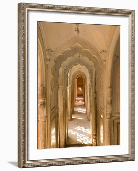 Hallway of The Palace of the Winds, India-Walter Bibikow-Framed Photographic Print