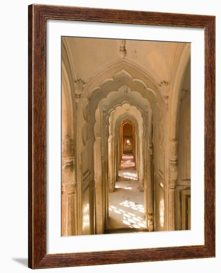 Hallway of The Palace of the Winds, India-Walter Bibikow-Framed Photographic Print