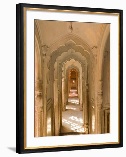 Hallway of The Palace of the Winds, India-Walter Bibikow-Framed Photographic Print