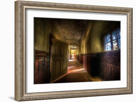 Hallway with Sunlight-Nathan Wright-Framed Photographic Print