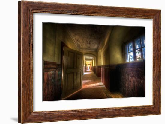 Hallway with Sunlight-Nathan Wright-Framed Photographic Print