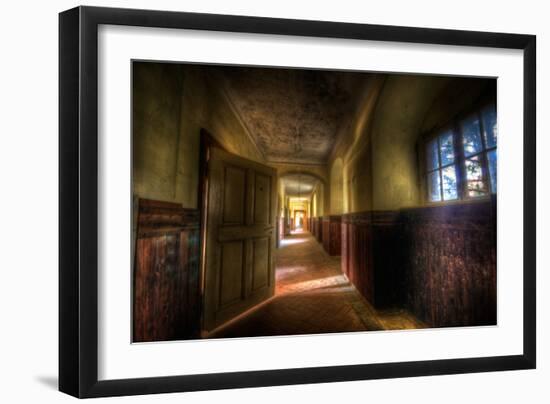 Hallway with Sunlight-Nathan Wright-Framed Photographic Print