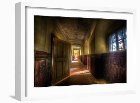 Hallway with Sunlight-Nathan Wright-Framed Photographic Print