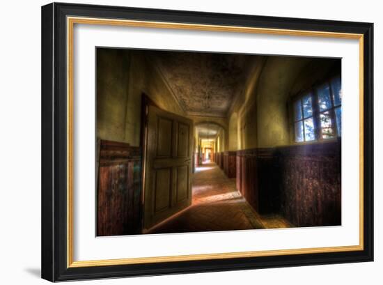 Hallway with Sunlight-Nathan Wright-Framed Photographic Print