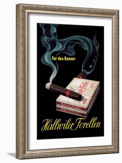 Hallwiler Forellen Cigars-Fritz Meyer Brunner-Framed Art Print