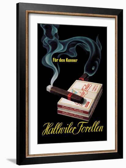 Hallwiler Forellen Cigars-Fritz Meyer Brunner-Framed Art Print