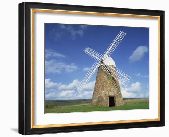 Halnaker Windmill on Top of Halnaker Hill in South Downs, Halnaker, West Sussex, England, UK-Pearl Bucknall-Framed Photographic Print