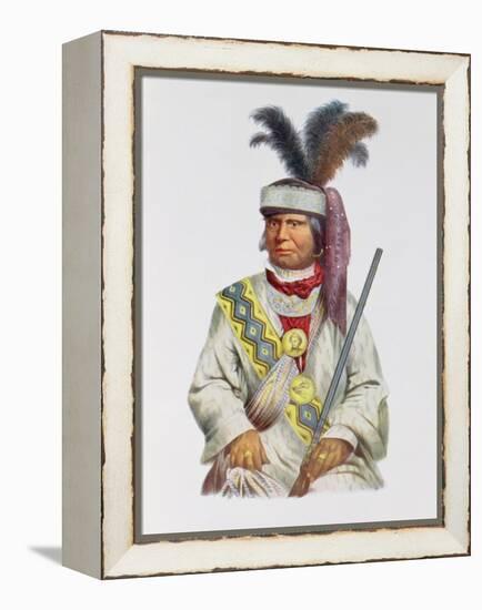 Halpatter-Micco or Billy Bowlegs, a Seminole Chief, C.1825, Illustration from 'The Indian Tribes…-Charles Bird King-Framed Premier Image Canvas