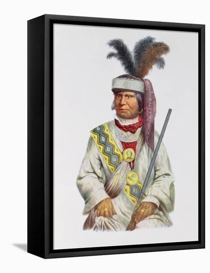 Halpatter-Micco or Billy Bowlegs, a Seminole Chief, C.1825, Illustration from 'The Indian Tribes…-Charles Bird King-Framed Premier Image Canvas