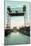 Halsted Street Lift Bridge-null-Mounted Art Print