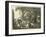 Halt of a Party of Antis Indians at the Entrance of a Forest-Édouard Riou-Framed Giclee Print