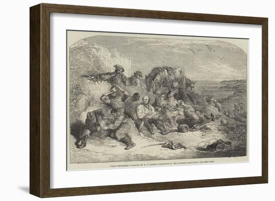Halt-Smugglers, Exhibition of the National Institution-Henry Perlee Parker-Framed Giclee Print