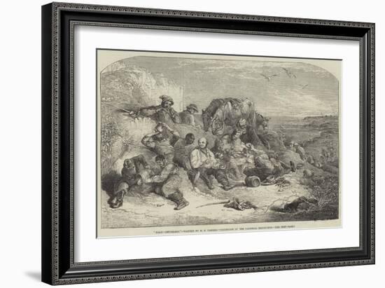 Halt-Smugglers, Exhibition of the National Institution-Henry Perlee Parker-Framed Giclee Print