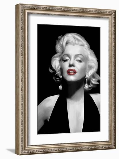 Halter Top Marilyn-Chris Consani-Framed Art Print