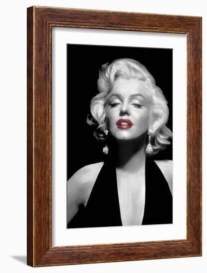 Halter Top Marilyn-Chris Consani-Framed Art Print