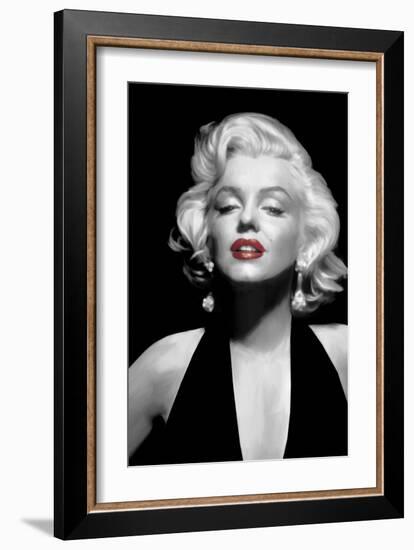 Halter Top Marilyn-Chris Consani-Framed Art Print