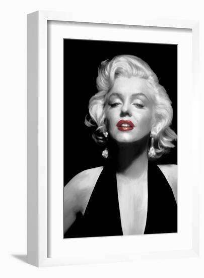 Halter Top Marilyn-Chris Consani-Framed Art Print