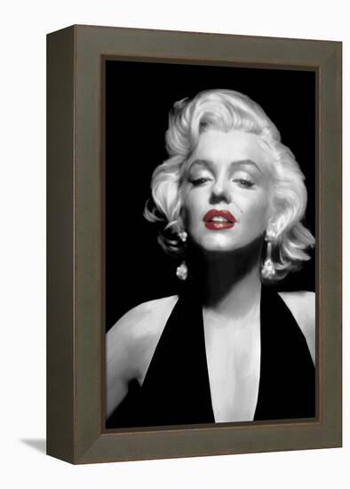 Halter Top Marilyn-Chris Consani-Framed Stretched Canvas