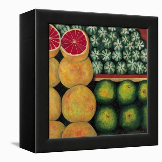 Halved Grapefruit, 1999-Pedro Diego Alvarado-Framed Premier Image Canvas