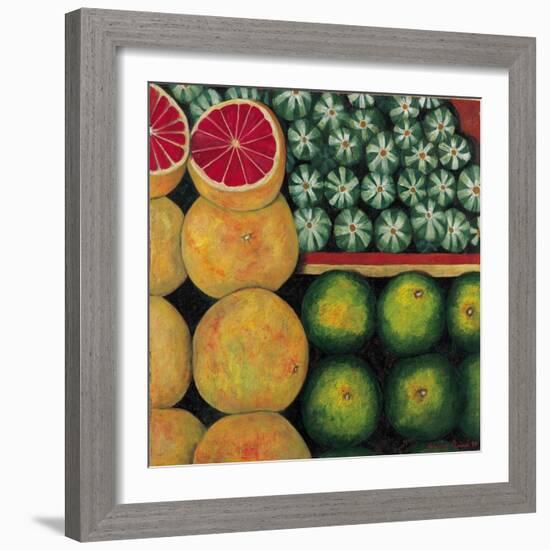 Halved Grapefruit, 1999-Pedro Diego Alvarado-Framed Giclee Print