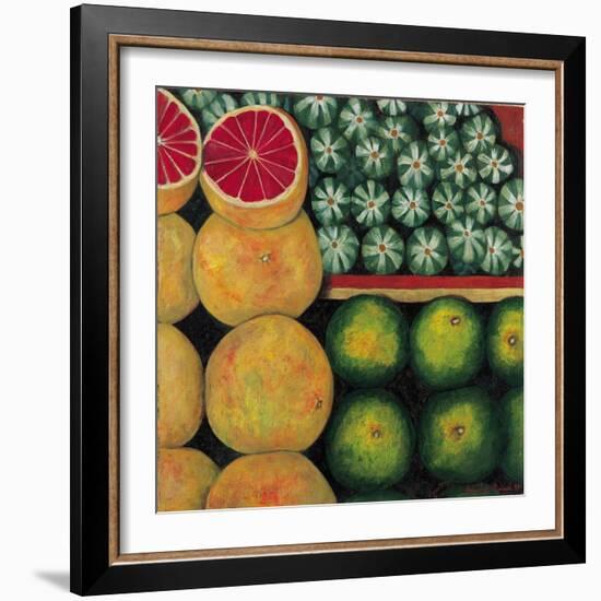 Halved Grapefruit, 1999-Pedro Diego Alvarado-Framed Giclee Print