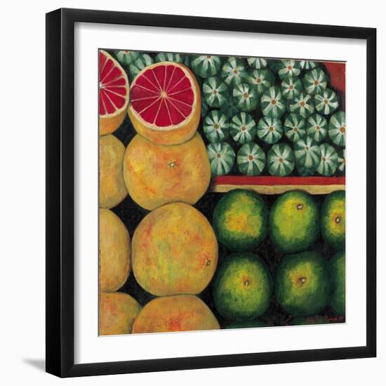 Halved Grapefruit, 1999-Pedro Diego Alvarado-Framed Giclee Print