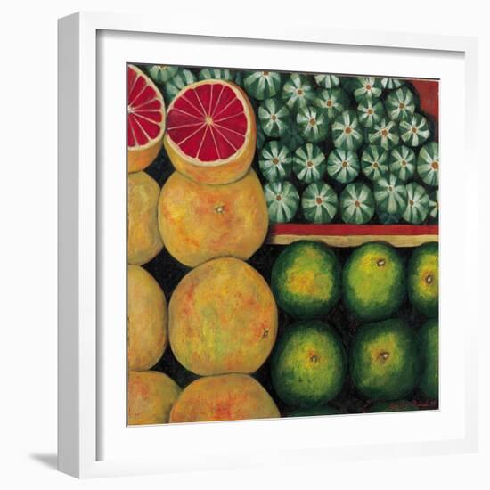 Halved Grapefruit, 1999-Pedro Diego Alvarado-Framed Giclee Print