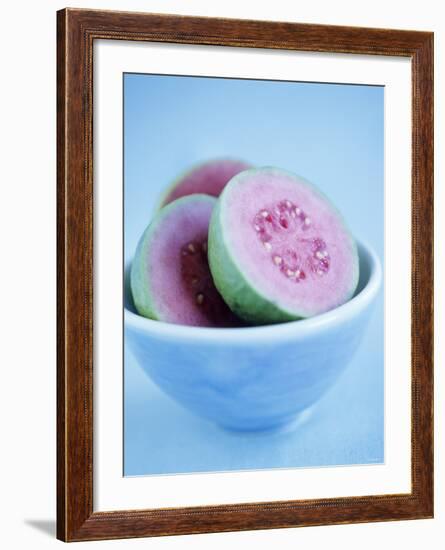 Halved Guavas in Bowl-Valerie Martin-Framed Photographic Print