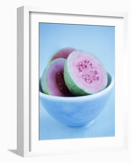 Halved Guavas in Bowl-Valerie Martin-Framed Photographic Print