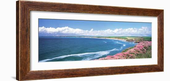 Halzephoron Cliff Cornwall England-null-Framed Photographic Print