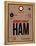 HAM Hamburg Luggage Tag 1-NaxArt-Framed Stretched Canvas