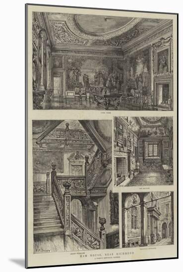 Ham House, Near Richmond-Henry William Brewer-Mounted Giclee Print