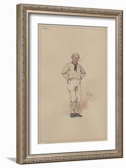 Ham Peggotty, C.1920s-Joseph Clayton Clarke-Framed Giclee Print