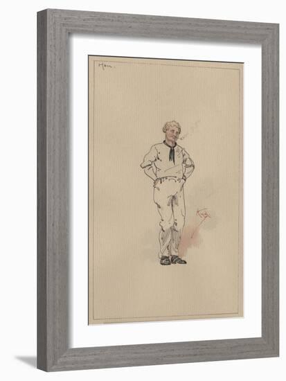 Ham Peggotty, C.1920s-Joseph Clayton Clarke-Framed Giclee Print