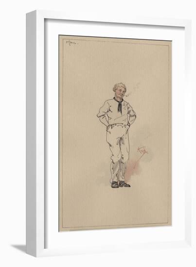 Ham Peggotty, C.1920s-Joseph Clayton Clarke-Framed Giclee Print