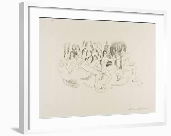 Hamadryads, 1919-20-Arthur Bowen Davies-Framed Giclee Print