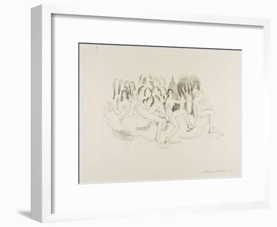 Hamadryads, 1919-20-Arthur Bowen Davies-Framed Giclee Print