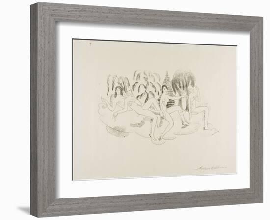 Hamadryads, 1919-20-Arthur Bowen Davies-Framed Giclee Print