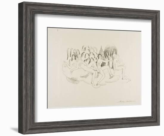 Hamadryads, 1919-20-Arthur Bowen Davies-Framed Giclee Print